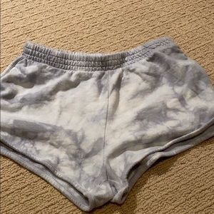 Tie die shorts